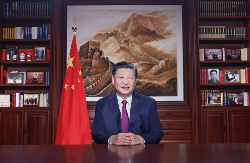 国家主席习近平揭晓二〇二二年新年贺词 -  mg不朽情缘