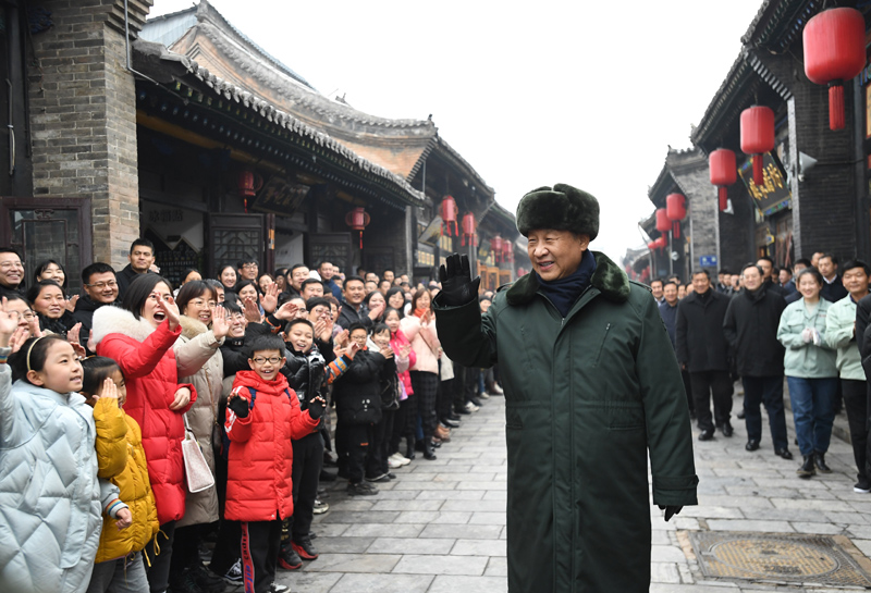习近平春节前夕赴山西探望慰问下层干部群众 向天下各族人民致以优美的新春祝福 -  mg不朽情缘