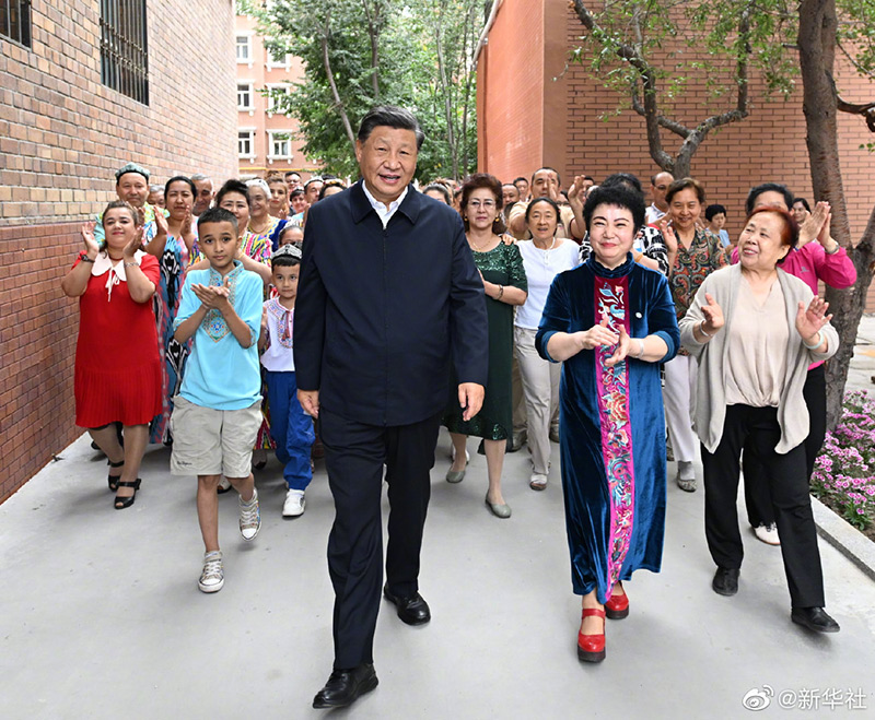 习近平在新疆乌鲁木齐市考察调研 -  mg不朽情缘