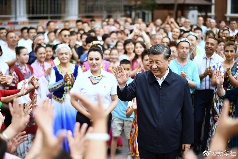 习近平在新疆乌鲁木齐市考察调研 -  mg不朽情缘