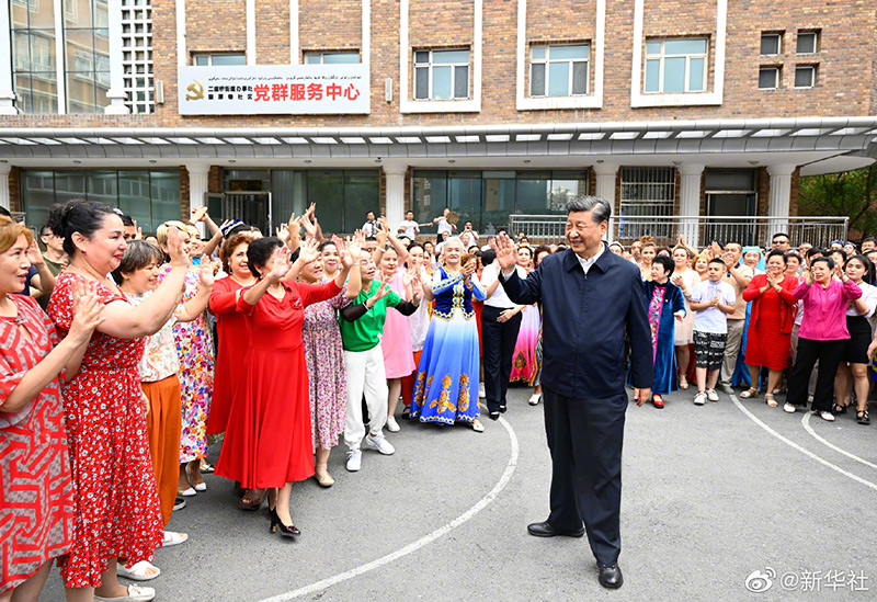 习近平在新疆乌鲁木齐市考察调研 -  mg不朽情缘