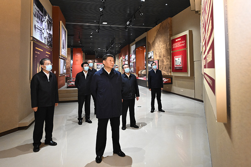 习近平瞻仰延安革命纪念地：弘扬伟大建党精神和延安精神 为实现党的二十大提出的目的使命而团结斗争 -  mg不朽情缘
