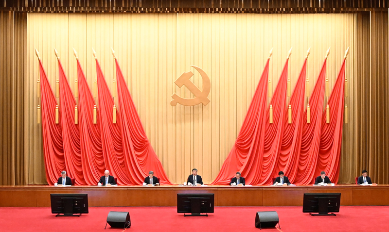学习贯彻习近平新时代中国特色社会主义头脑主题教育事情聚会在京召开 习近平揭晓主要讲话 -  mg不朽情缘
